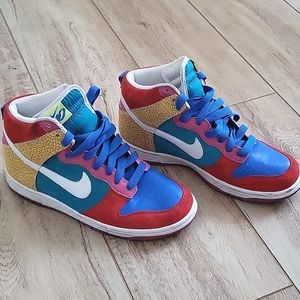 Nike Dunk 6.0 Hot Red High Top Sneakers Size Womens 8.5